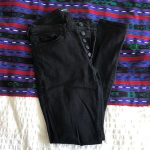 Hudson Ciara high rise super skinny exposed button